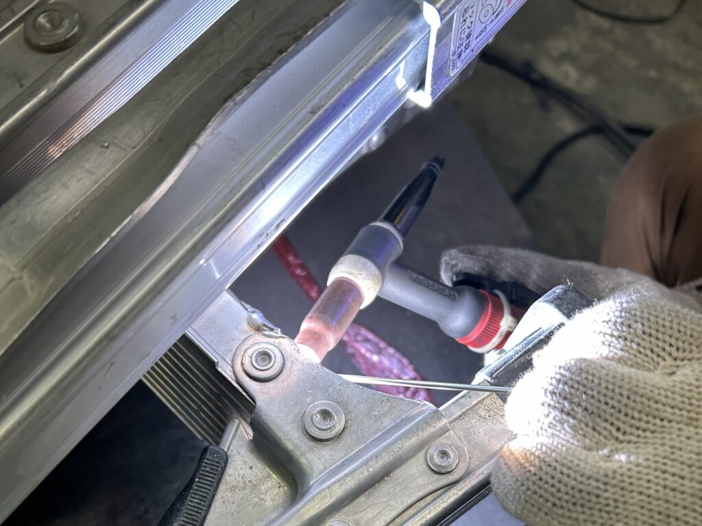 アルミ 補修 溶接