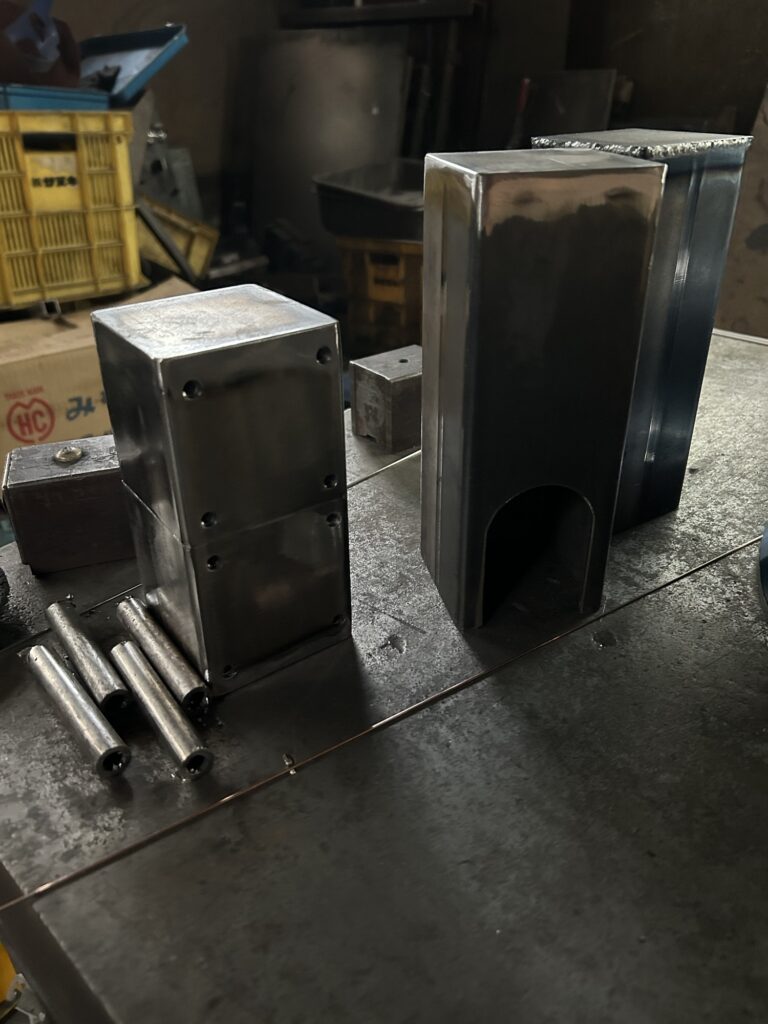 溶接体験　下準備