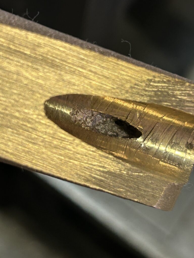 銅砲金　補修前